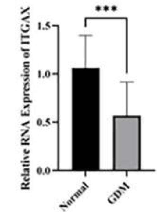 RT-qPCR results of all DEGs in placenta
